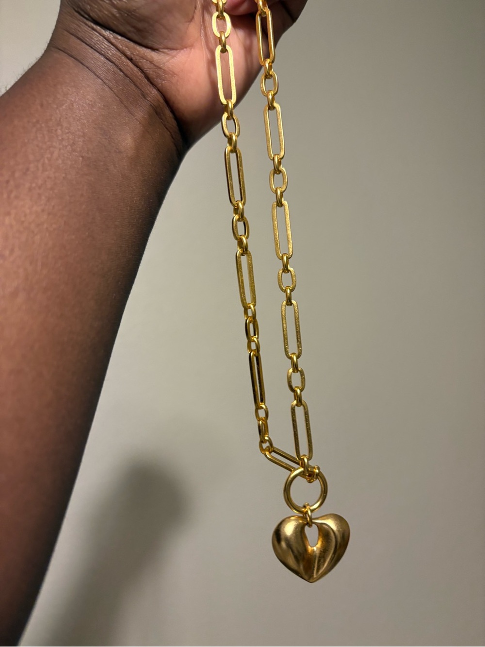 Brinker & Eliza Lucy Gold Heart Necklace - Picture 3 of 4